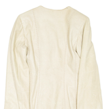 KING TRUVA Womens Overcoat Jacket Beige S