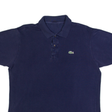 LACOSTE Mens Polo Shirt Blue M