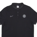 NIKE Paris Saint Germain Football Mens Polo Shirt Black XL
