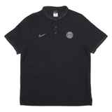 NIKE Paris Saint Germain Football Mens Polo Shirt Black XL