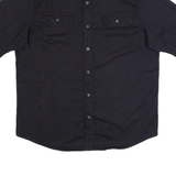 WRANGLER Mens Plain Shirt Black L