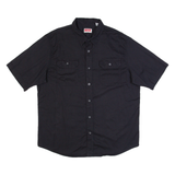 WRANGLER Mens Plain Shirt Black L