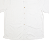 BATIK BAY Mens Plain Shirt White XL