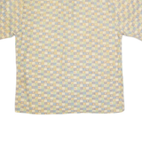 PIERRE CARDIN Mens Shirt Cream 90s Check L
