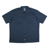 DICKIES Mens Worker Shirt Blue XL