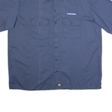 DICKIES Mens Worker Shirt Blue 2XL