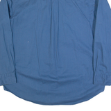 CHAPS RALPH LAUREN Mens Plain Shirt Blue Long Sleeve L