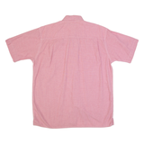 WRANGLER Mens Shirt Red Houndstooth M