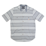 CARHARTT Relaxed Fit Mens Shirt Grey Striped M