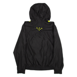 PUMA Mesh Lined Mens Anorak Jacket Black Hooded S