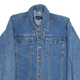 KANGOL Womens Denim Jacket Blue S