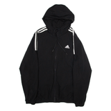ADIDAS Mesh Lined Womens Jacket Black Hooded M