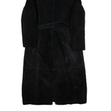 ANGESI Belted Womens Overcoat Jacket Black UK 12