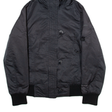 COLUMBIA Insulated Womens Jacket Black Hooded S