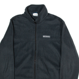COLUMBIA Mens Fleece Jacket Grey M