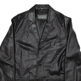 BEN SHERMAN Womens Blazer Coat Black L