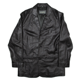 BEN SHERMAN Womens Blazer Coat Black L