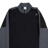 REEBOK Mesh Lined Mens Track Jacket Grey M