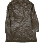 CALVIN KLEIN Insulated Womens Parka Jacket Green Hooded M