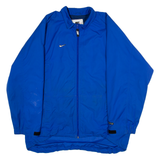 NIKE Mens Track Jacket Blue L