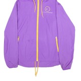 NIKE Womens Track Jacket Purple Hooded XL