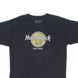 HARD ROCK CAFE Lake Tahoe Mens T-Shirt Black Crew Neck L