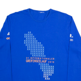 ADIDAS 31.Internationaler Greifenseelauf Mens T-Shirt Blue Long Sleeve L