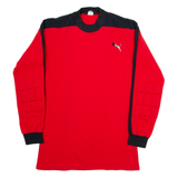 PUMA Padded Shoulders Mens Jersey Red Long Sleeve M