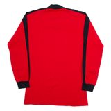 PUMA Padded Shoulders Mens Jersey Red Long Sleeve M