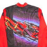 DESCENT Cycling Mens Jersey Red Long Sleeve 1/4 Zip M