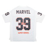 MARVEL 39 Super-heroes Mens Jersey White V-Neck M