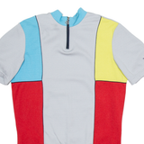 Nabhole Cycling Mens Jersey Grey 1/4 Zip M