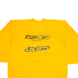 CCM Interhockey Mens Jersey Orange Long Sleeve V-Neck 2XL