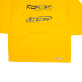 CCM Interhockey Mens Jersey Orange Long Sleeve V-Neck 2XL