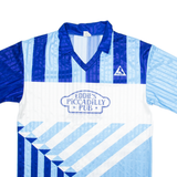 BLACKY Eddie's Piccadilly Pub Mens Jersey Blue V-Neck M