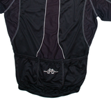 Cycling Mens Jersey Black 1/2 Zip L