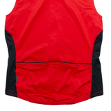 OPEARL IZUMI Cycling Womens Jersey Red Sleeveless 1/2 Zip XL