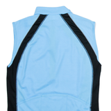 MOVE'N RIDE Cycling Womens Jersey Blue Sleeveless 1/2 Zip L