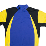 TAS Cycling Mens Jersey Blue 1/4 Zip L