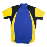 TAS Cycling Mens Jersey Blue 1/4 Zip L