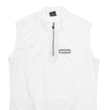 SPORTFUL Womens Jersey White Sleeveless 1/4 Zip M