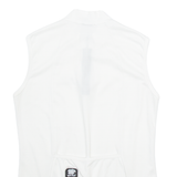 SPORTFUL Womens Jersey White Sleeveless 1/4 Zip M