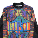 FAST Cycling Mens Jersey Grey Long Sleeve 1/4 Zip M