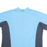 EAST WIND Cycling Mens Jersey Blue 1/2 Zip 2XL