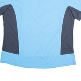 EAST WIND Cycling Mens Jersey Blue 1/2 Zip 2XL