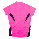KARRIMOR Cycling Womens Jersey Pink 1/4 Zip S