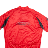 CRANE Cycling Mens Jersey Red 1/2 Zip XL