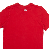 ADIDAS Mens T-Shirt Red S
