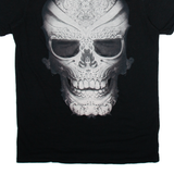 SMOG Skull Mens T-Shirt Black XL