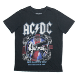 ACDC British Tour 1982 Mens T-Shirt Grey L